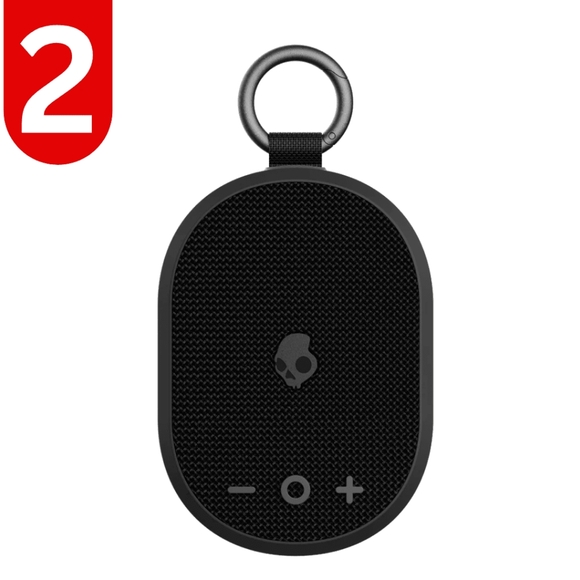 New 2x Skullcandy Kilo Portable Wireless Waterproof Speakers + Travel Case! - Picture 3 of 5